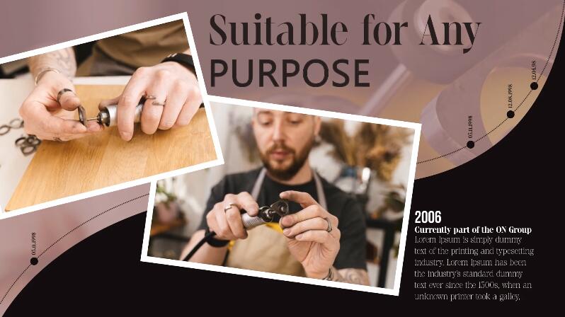 企业发展记录时间线视频模板