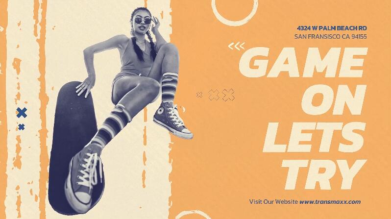 滑板比赛|轮滑活动宣传短视频模板