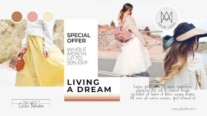 时尚商品促销好物礼品推荐AE视频模板