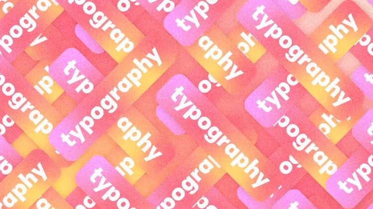 时尚创意排版文字循环动画模板