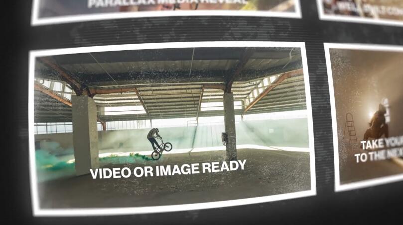 创意视差3D特效图文幻灯片视频模板