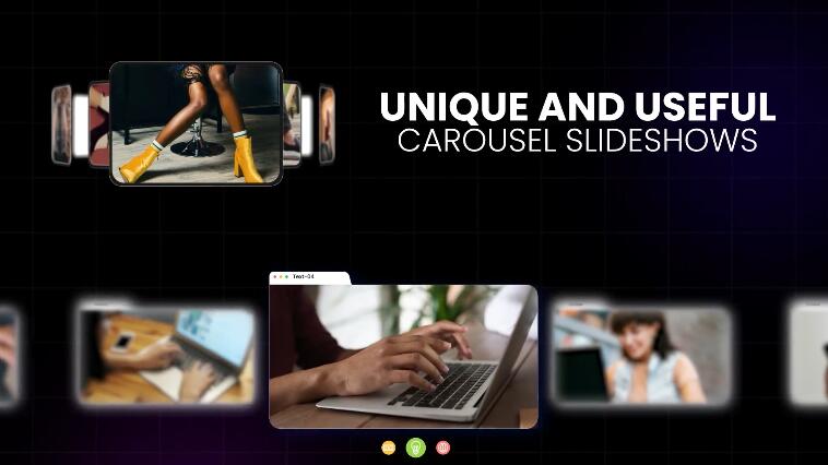 图片轮播动画展示视频幻灯片模板素材