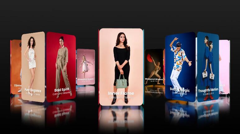 创意时尚内容轮播展示视频模板特效素材